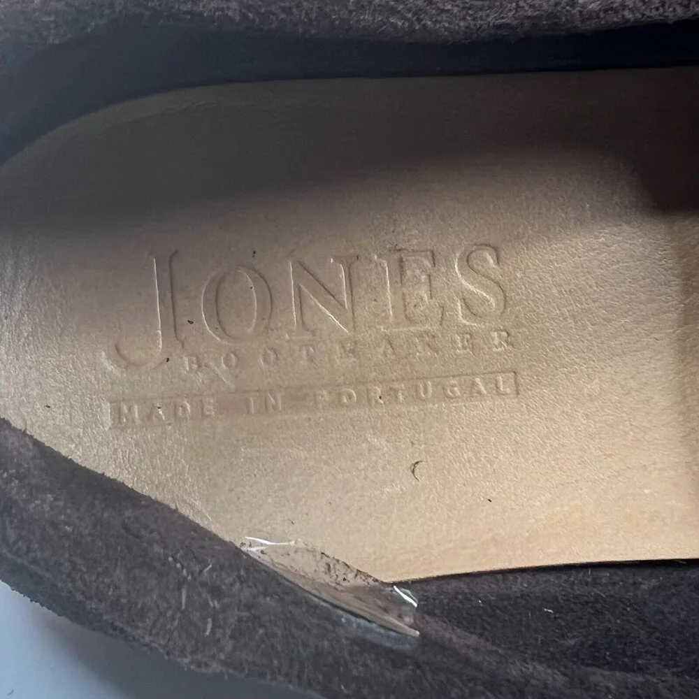 Suede Brown Loafer EU‎ 43/ US 10-10.5 Jones Bootmaker Men's Putney Shoes
